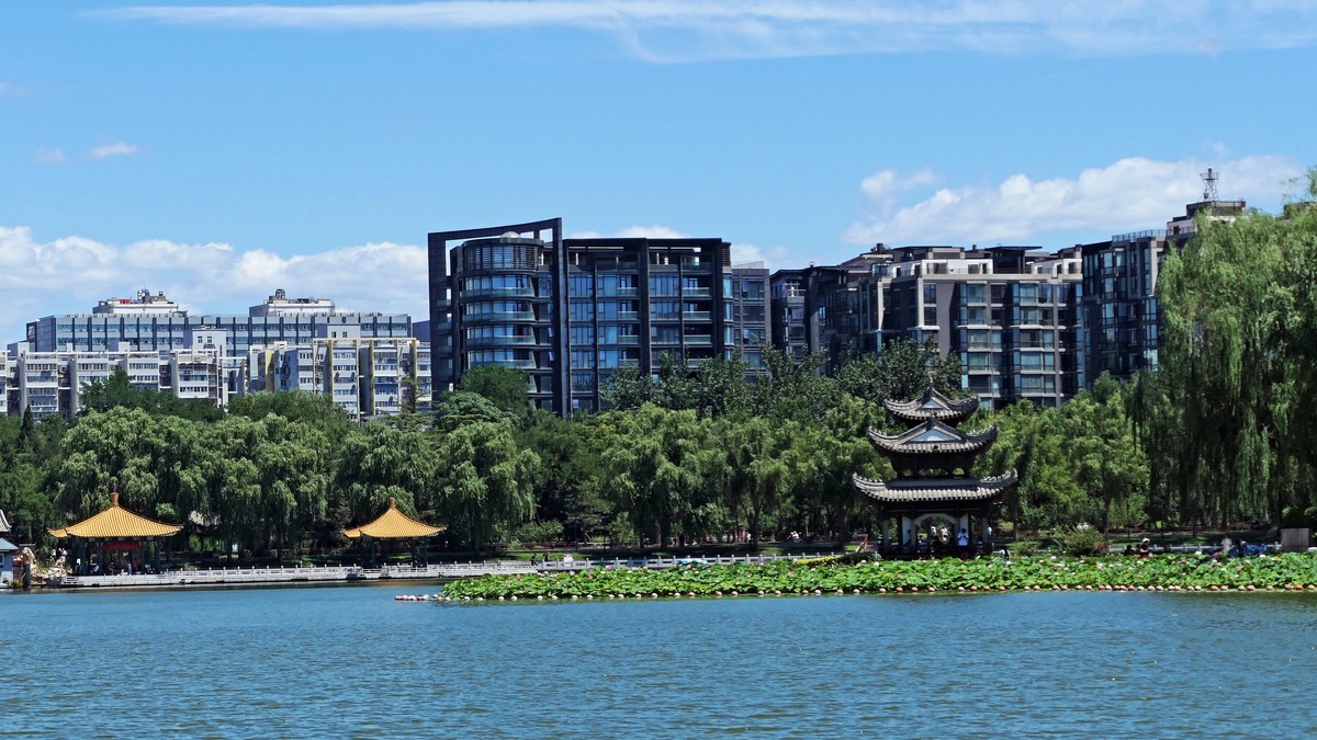 美丽的陶然亭公园景色