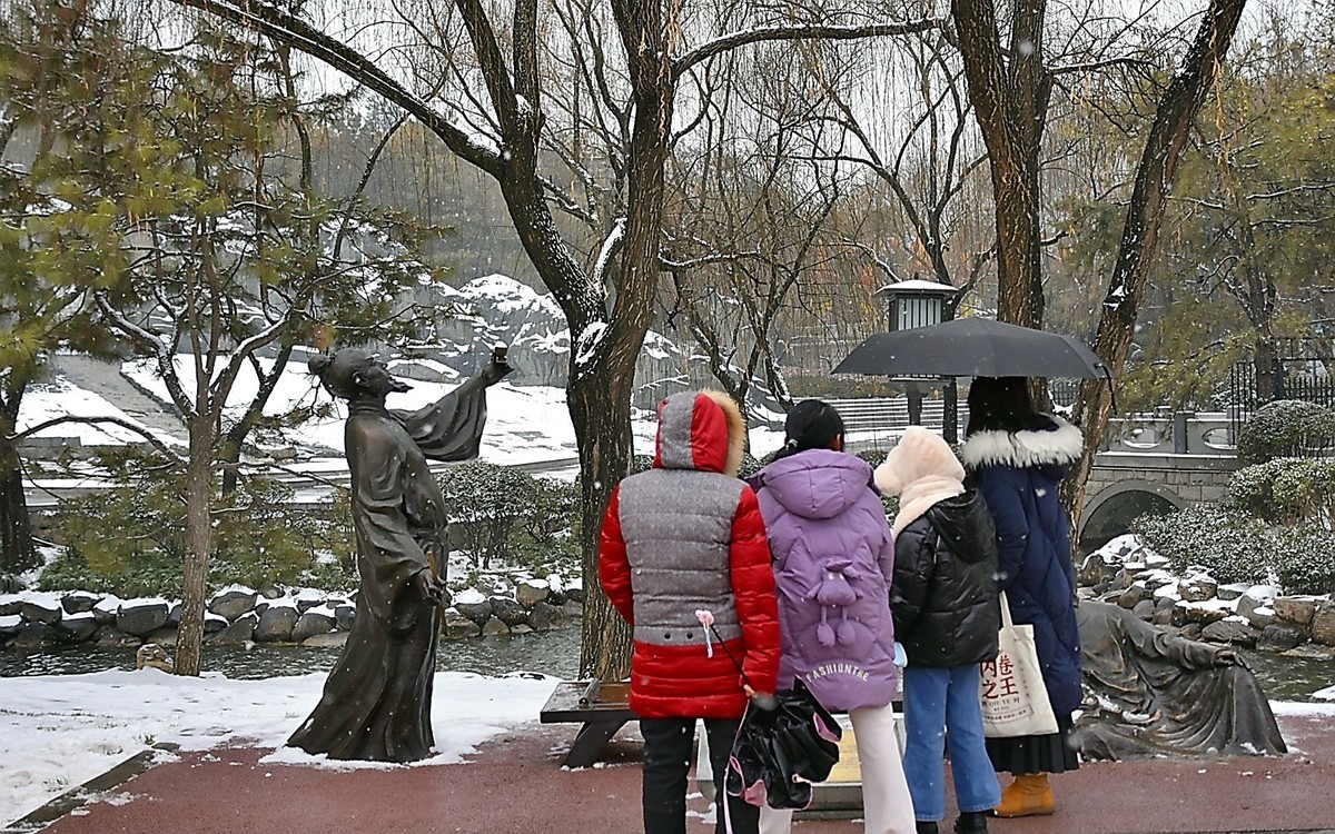 雪后大唐芙蓉园---贺 “一泓清泉”荣任自然风景星空(中国)版主