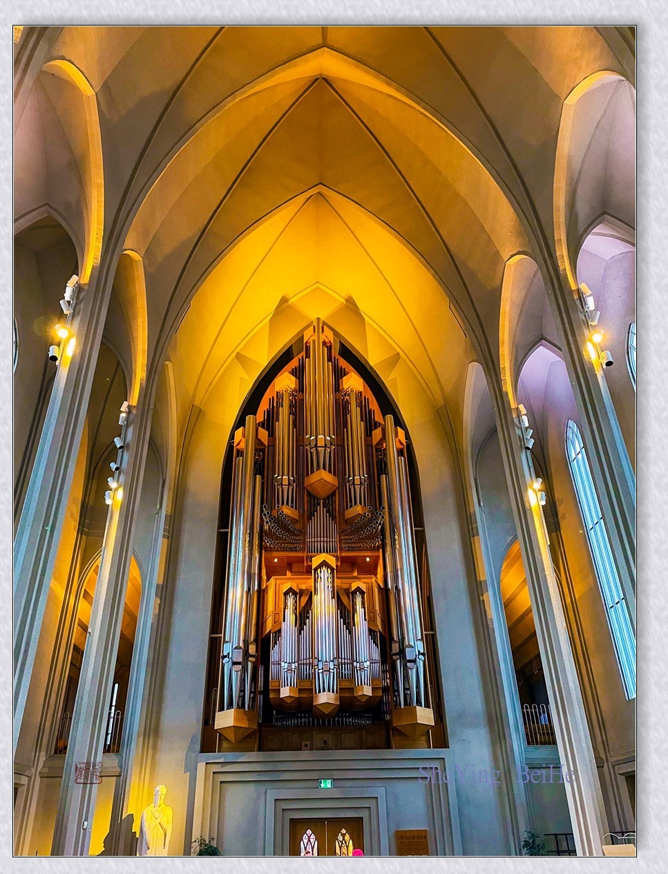 冰岛的雷克雅未克大教堂