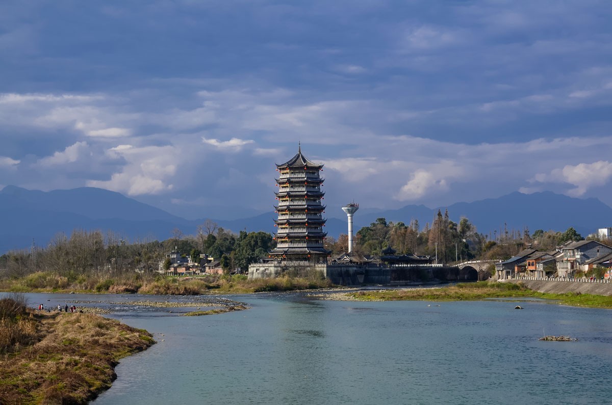 春节崇州元通古镇