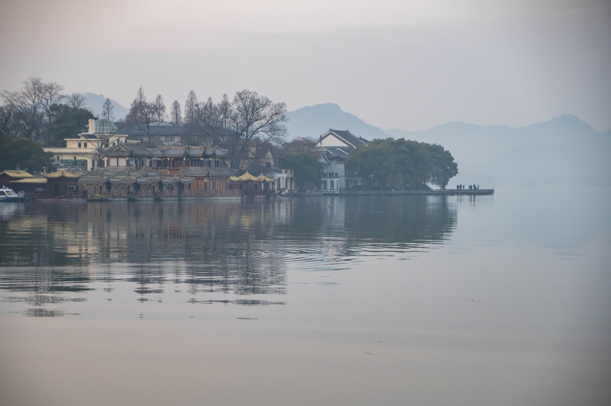 西湖水墨画（山水画）
