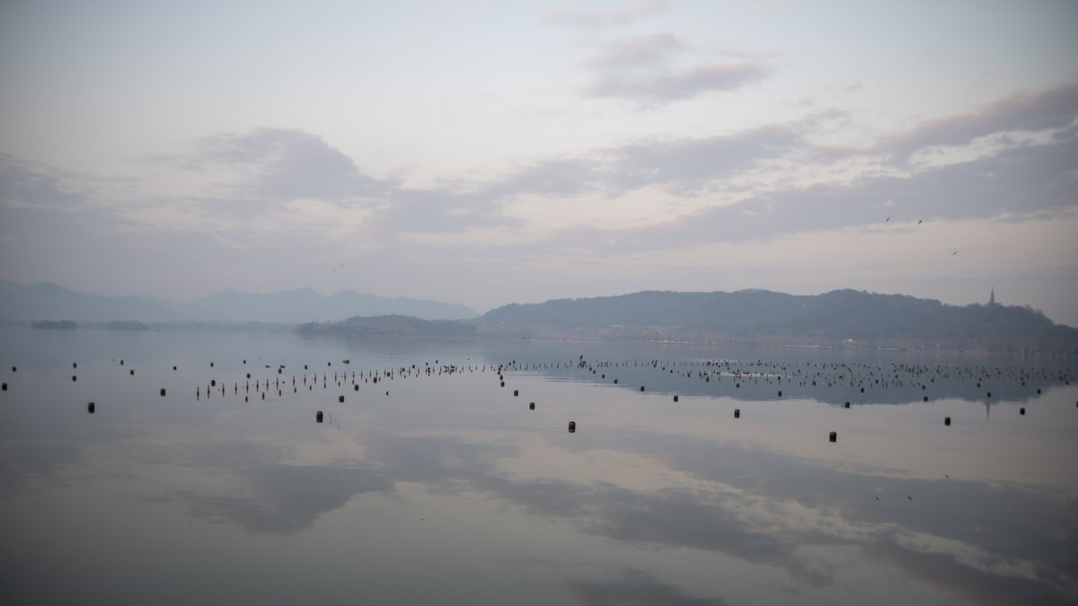 西湖水墨画（山水画）