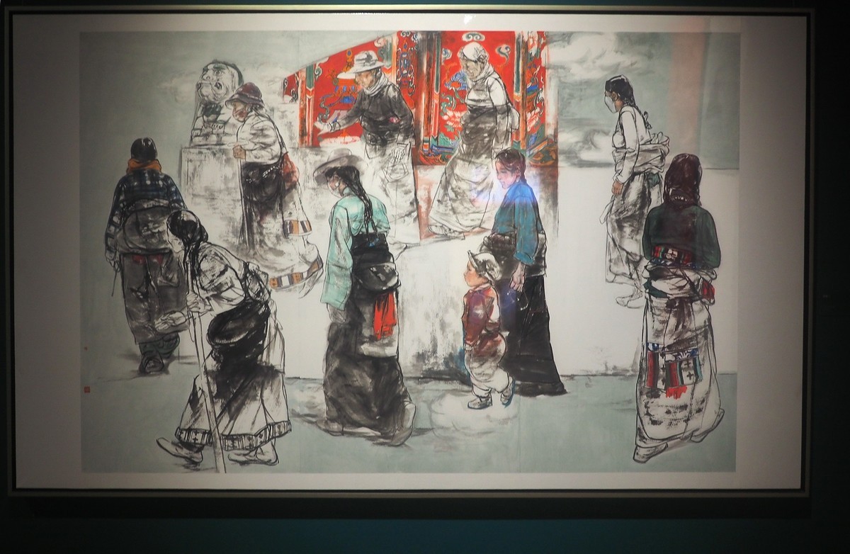 《王稳苓画展》