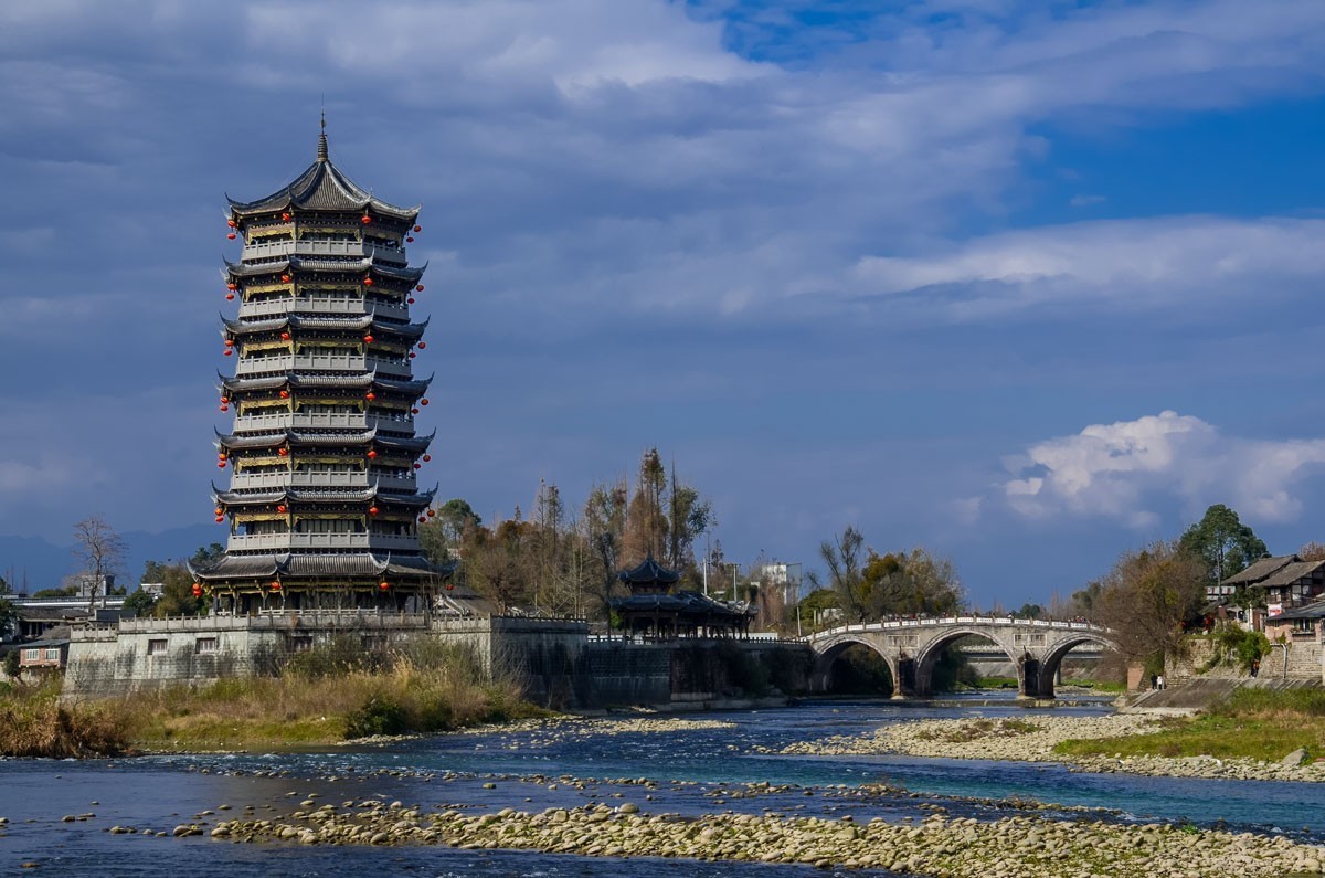 春节崇州元通古镇