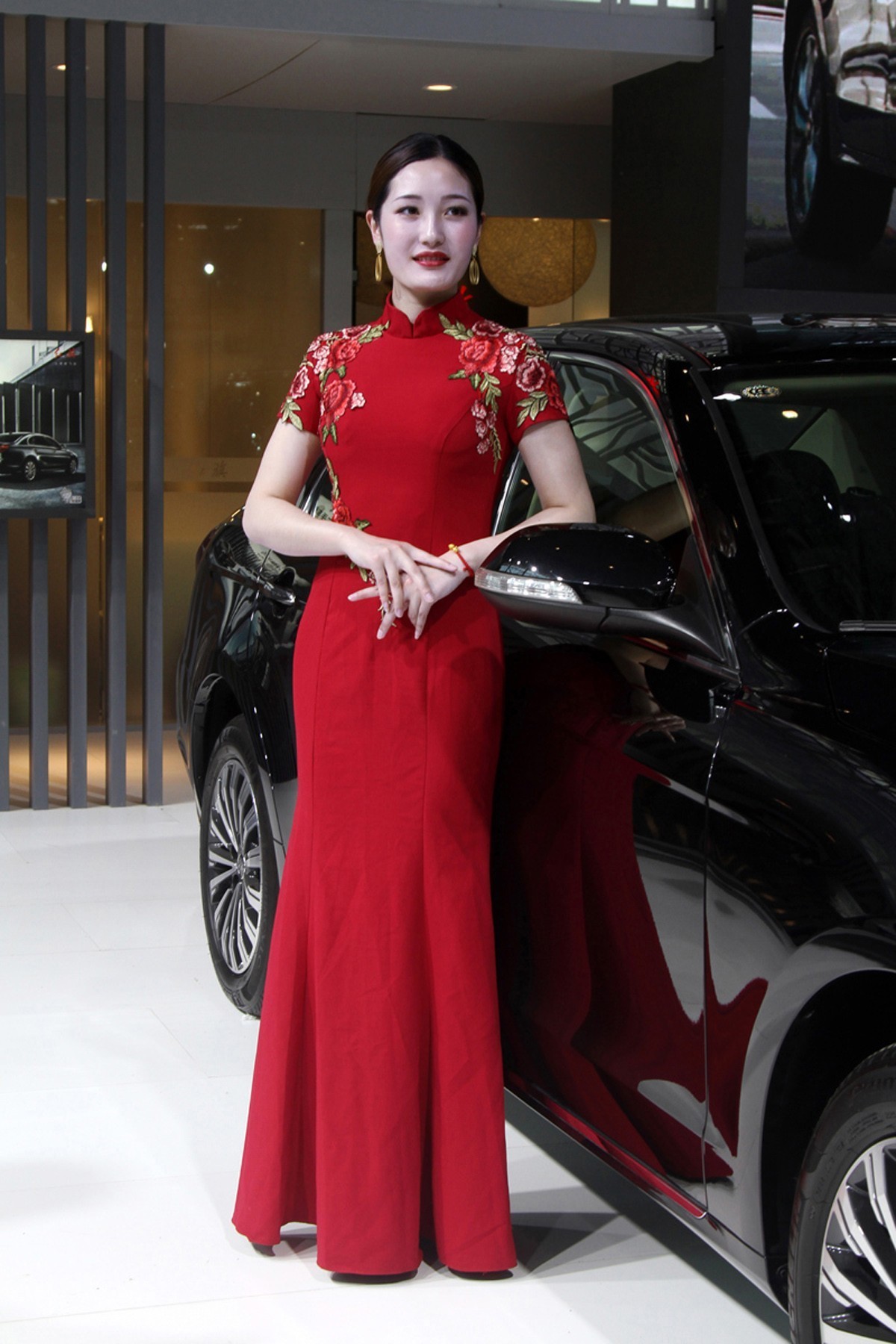 车展-旗袍装车模（下）