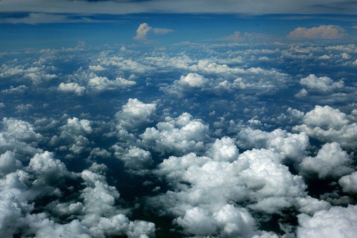 云海（一）（飞厦门途中所拍）