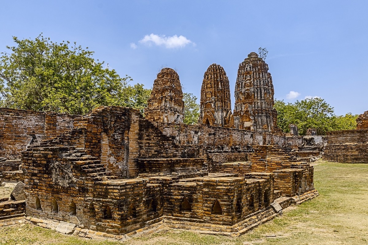 海外风情 ：泰国 · 大城府 · 玛哈泰寺遗址
