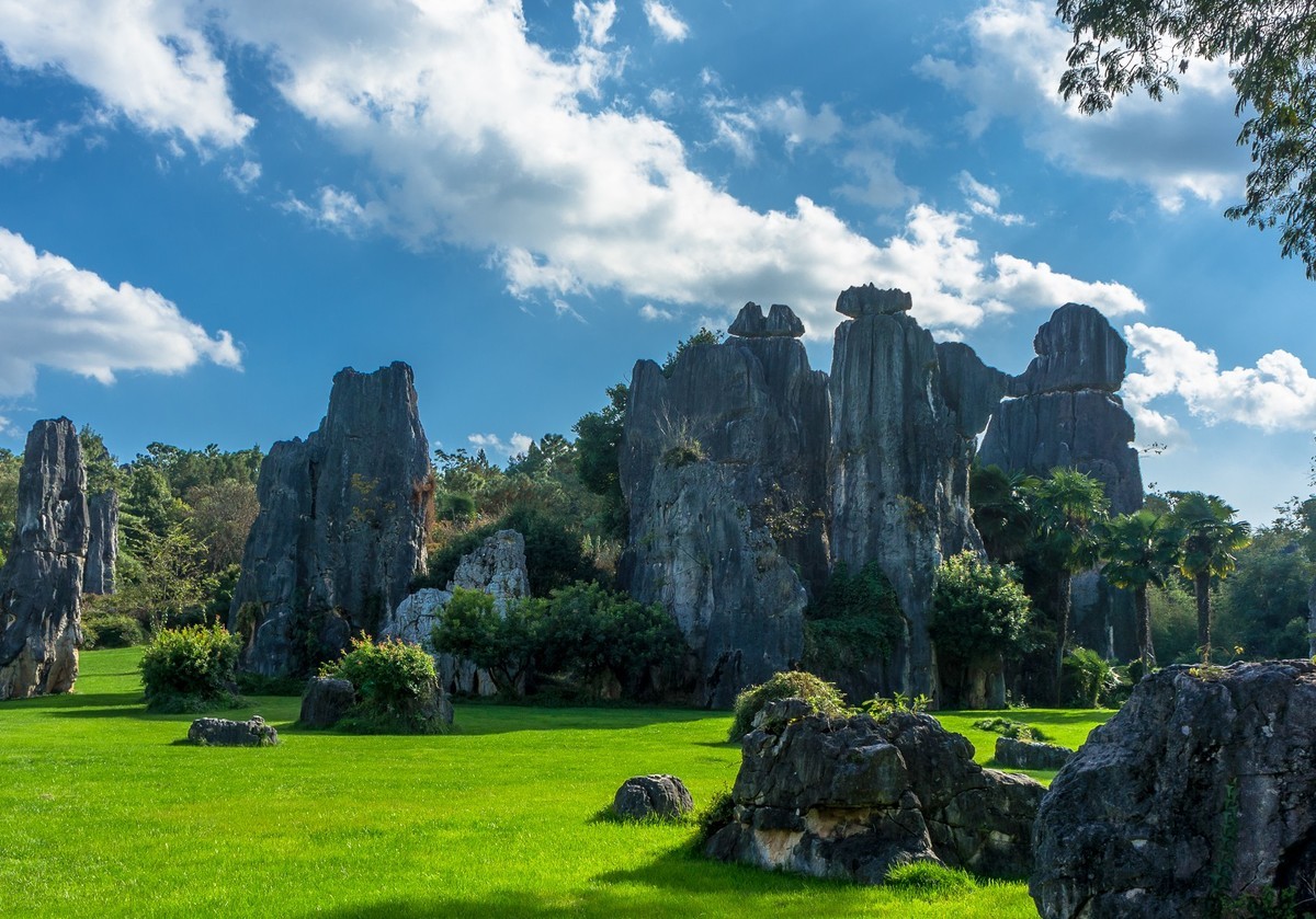 国家地质公园云南石林四