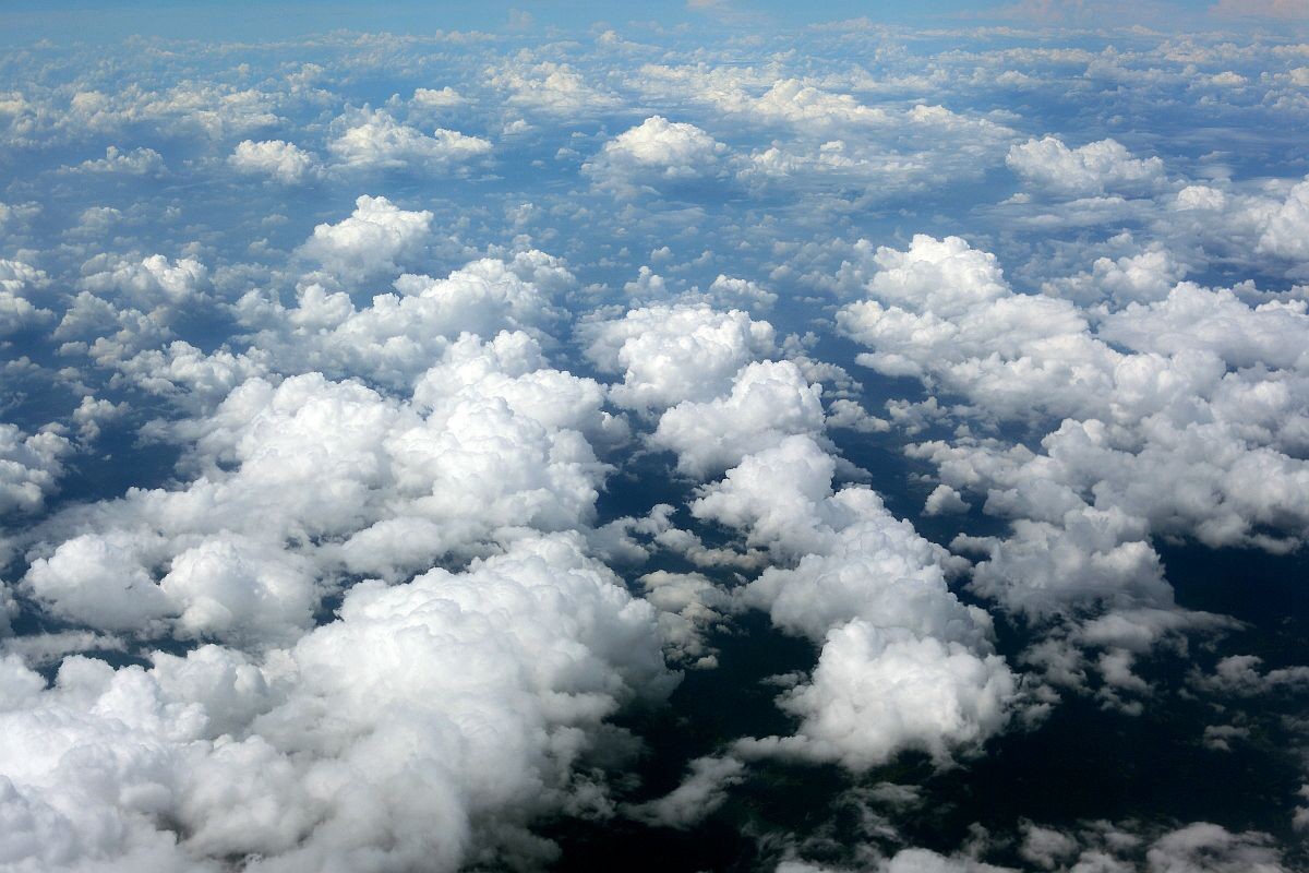 云海（一）（飞厦门途中所拍）