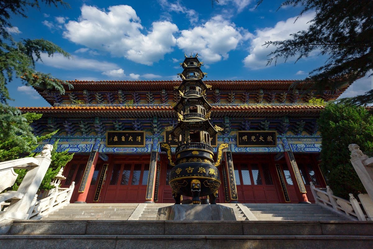 浅秋游拍龙泉寺