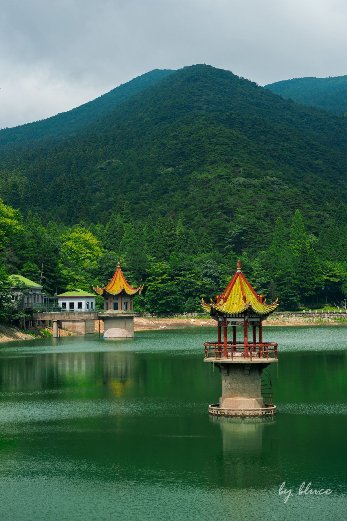 游庐山7芦林湖上