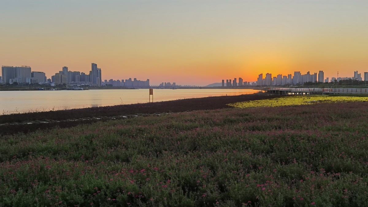 淮河夕阳 （二）