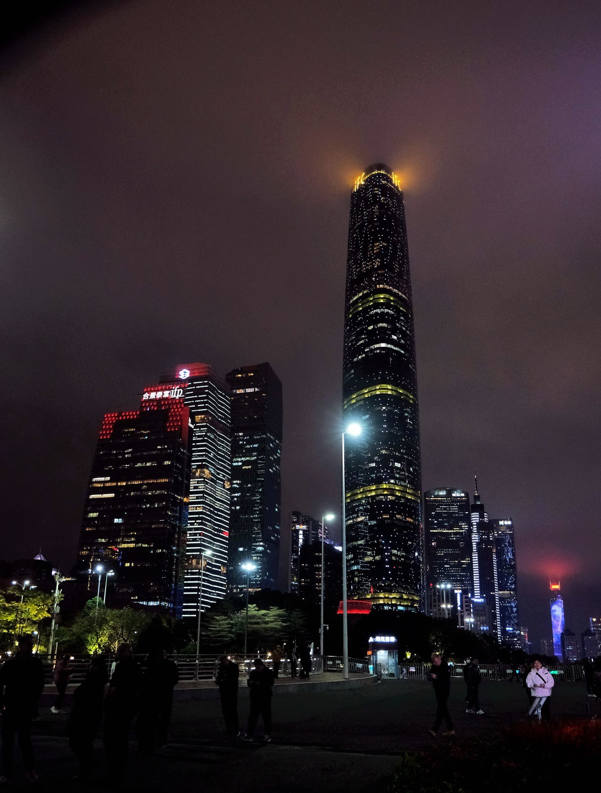 广州夜景图片真实图片