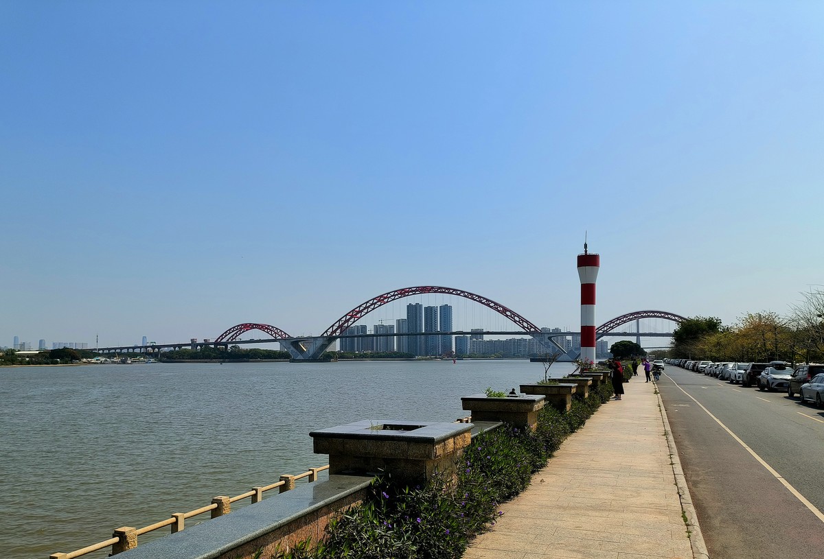 番禺区的洛溪岛。