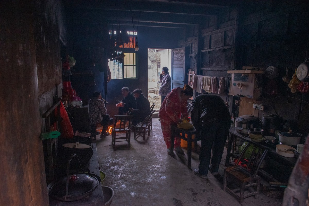 春节去姨奶奶家拜年