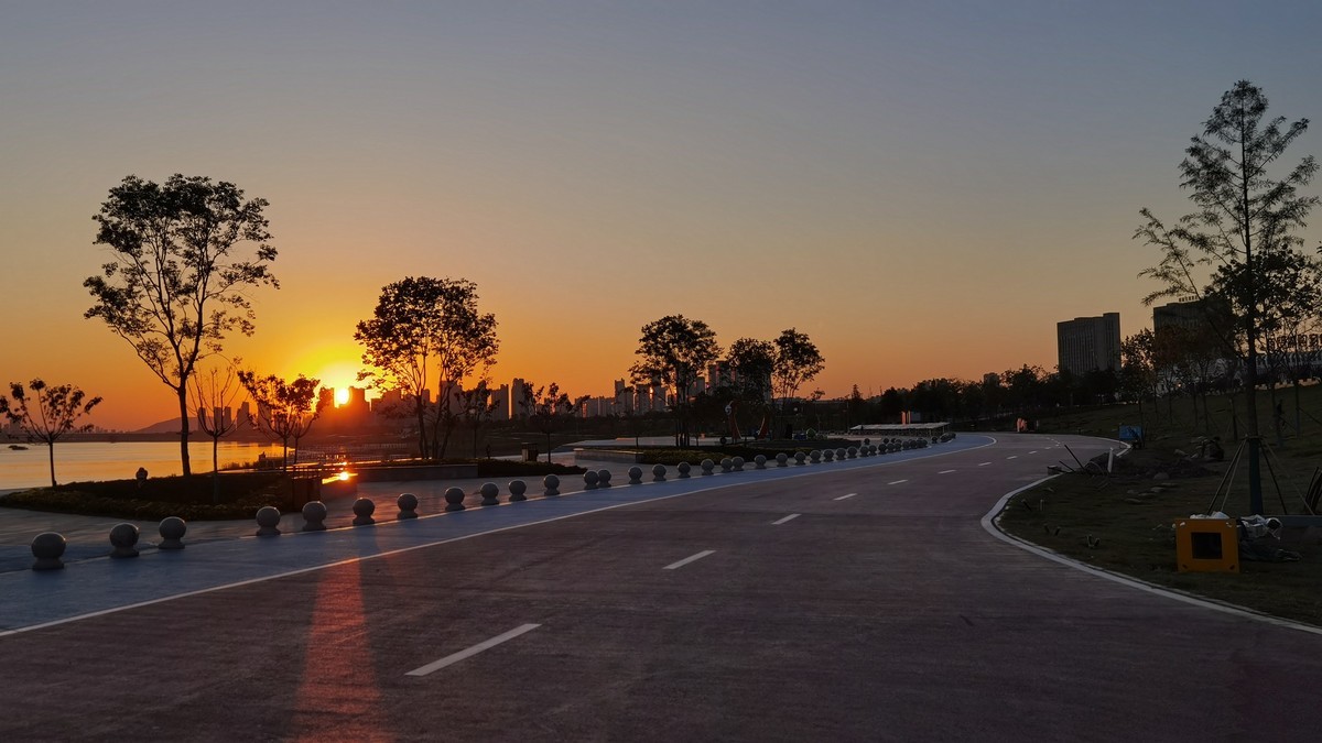 淮河夕阳 （二）