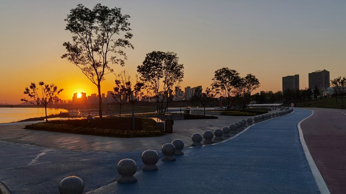 淮河夕阳 （二）