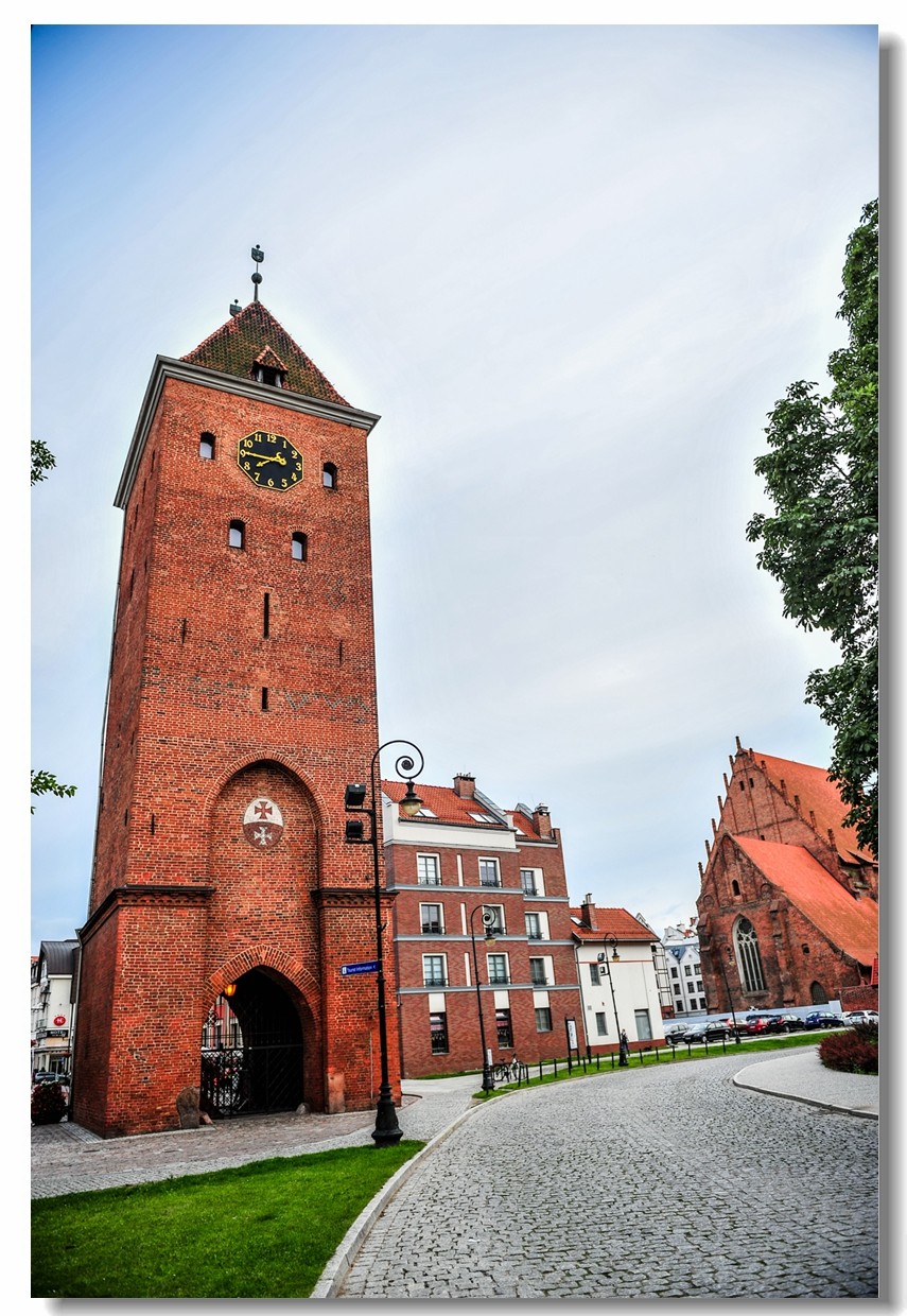 留影“埃尔布拉格城”（波兰）