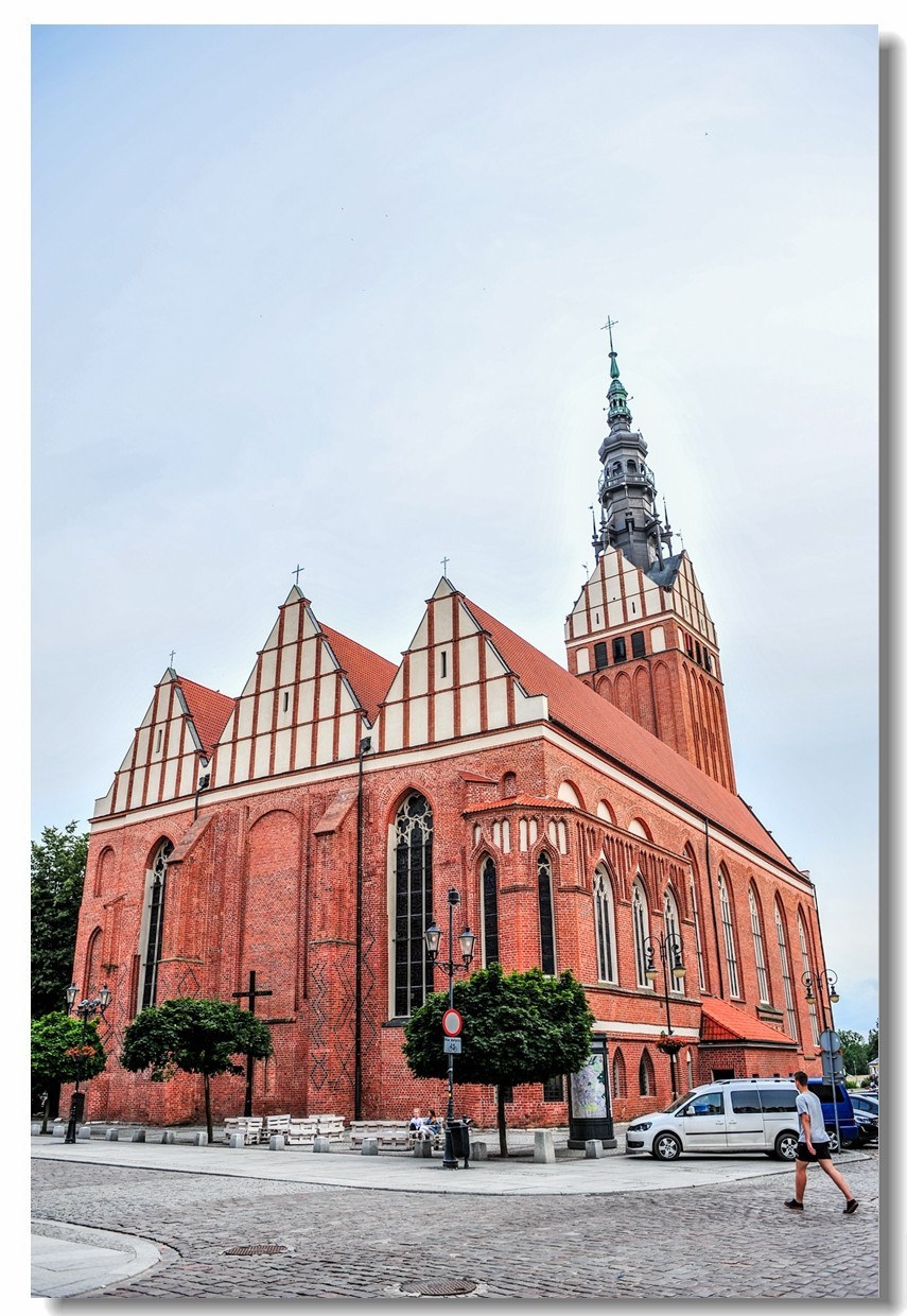 留影“埃尔布拉格城”（波兰）