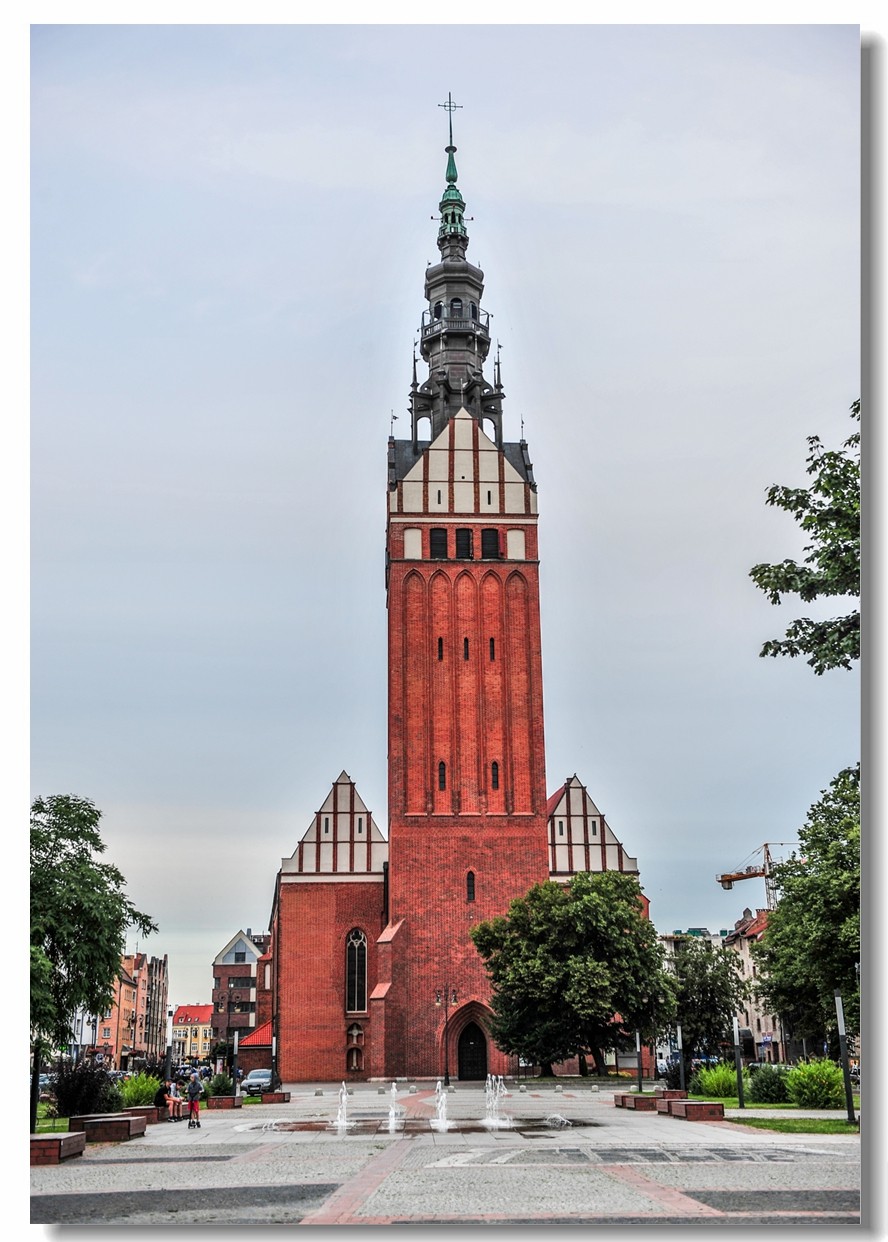 留影“埃尔布拉格城”（波兰）