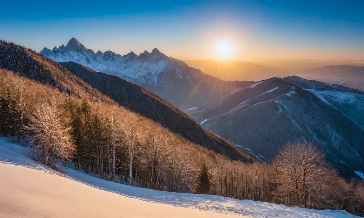 如同仙境中的场景