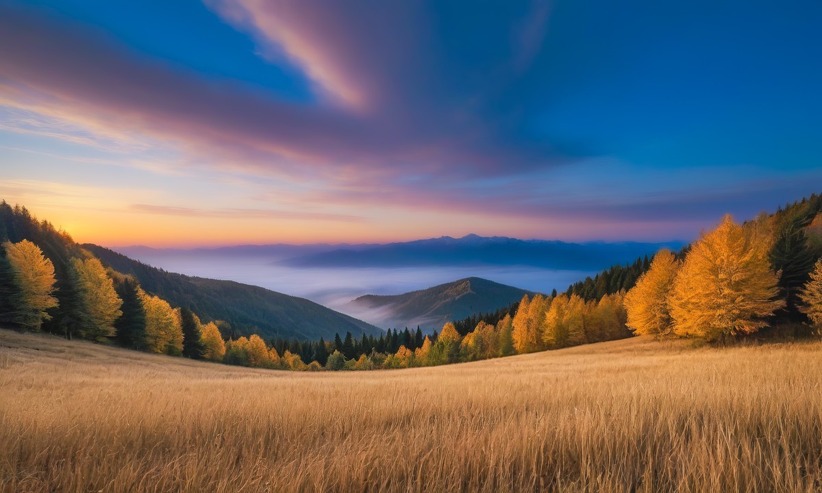 如同仙境中的场景