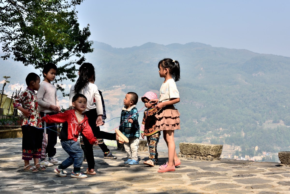 阿者科村的孩子们