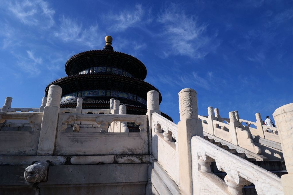 天高云淡逛天坛