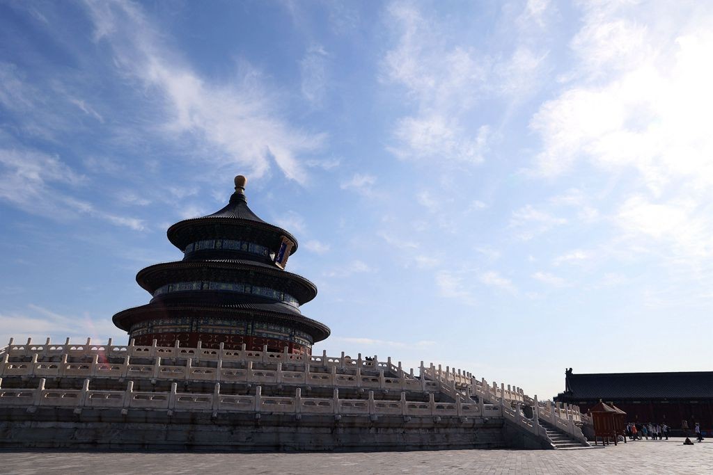 天高云淡逛天坛