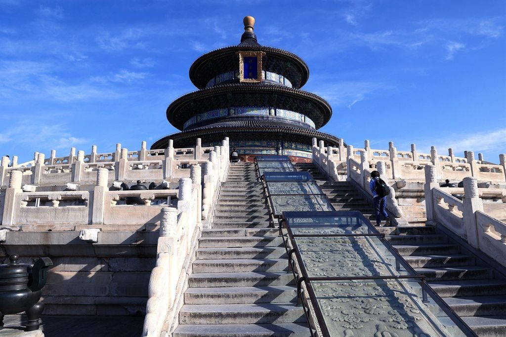 天高云淡逛天坛