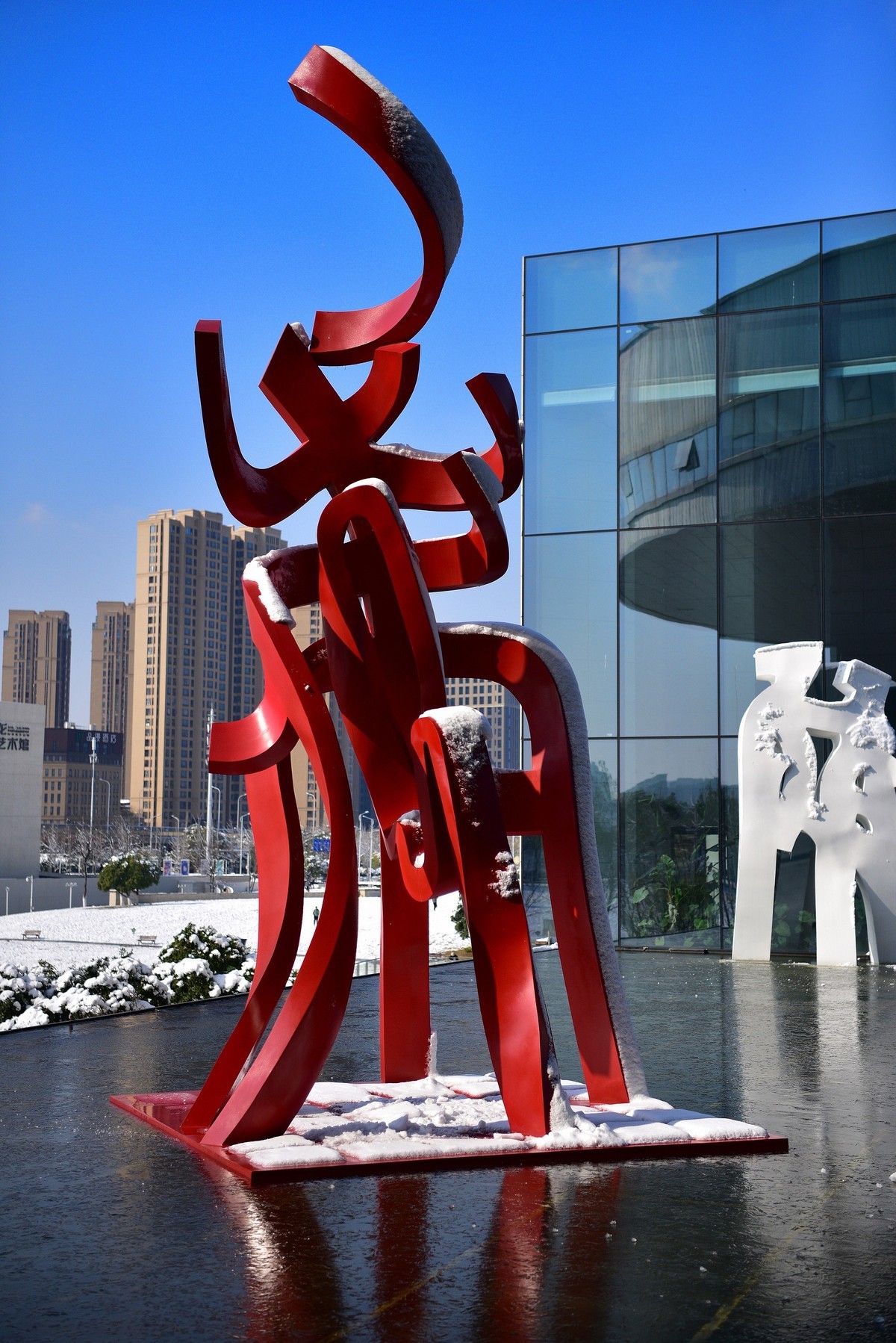 10长沙首届雕塑艺术展室外造型雕塑实拍