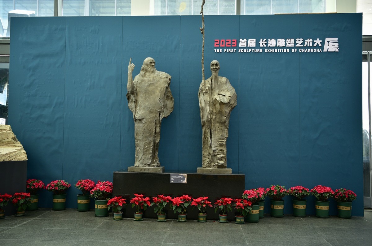 10长沙首届雕塑艺术展室外造型雕塑实拍