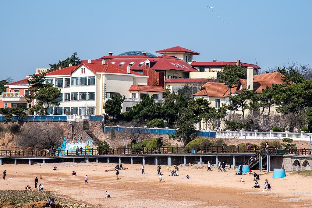 青岛太平角海边