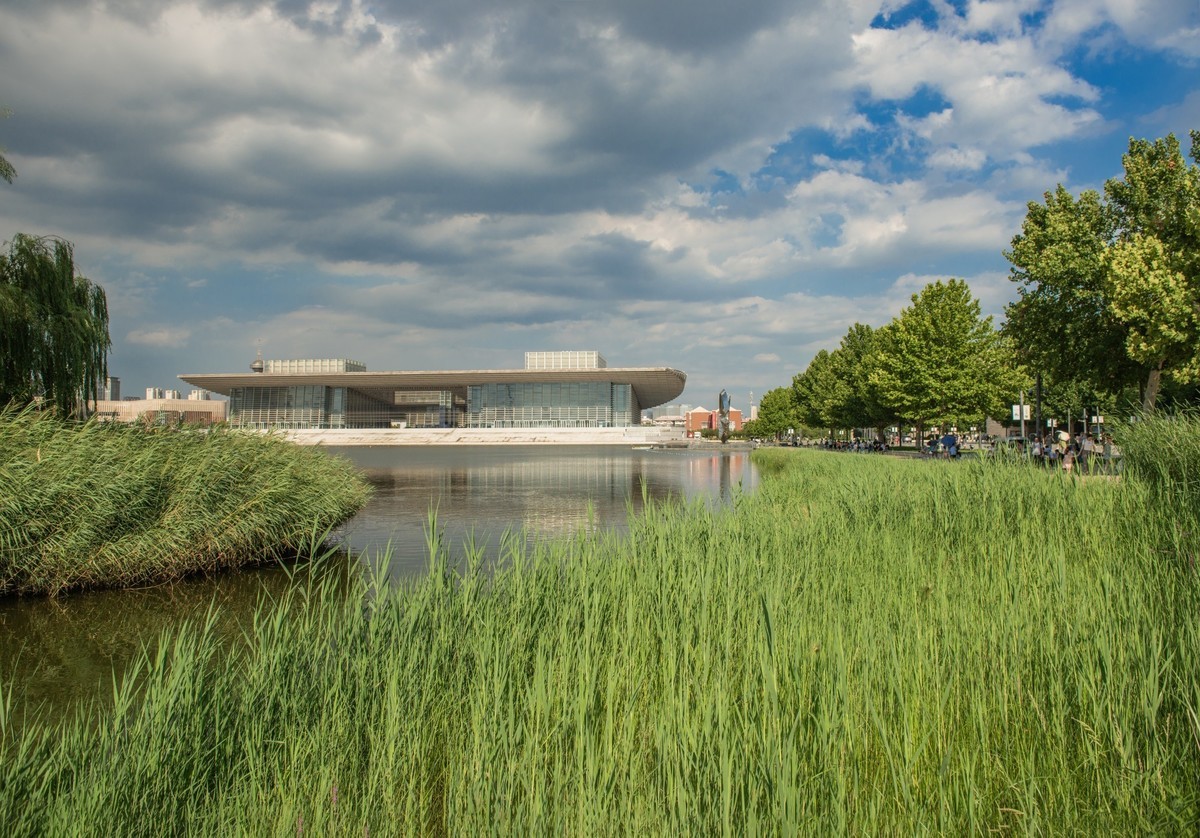 初秋的公园风光