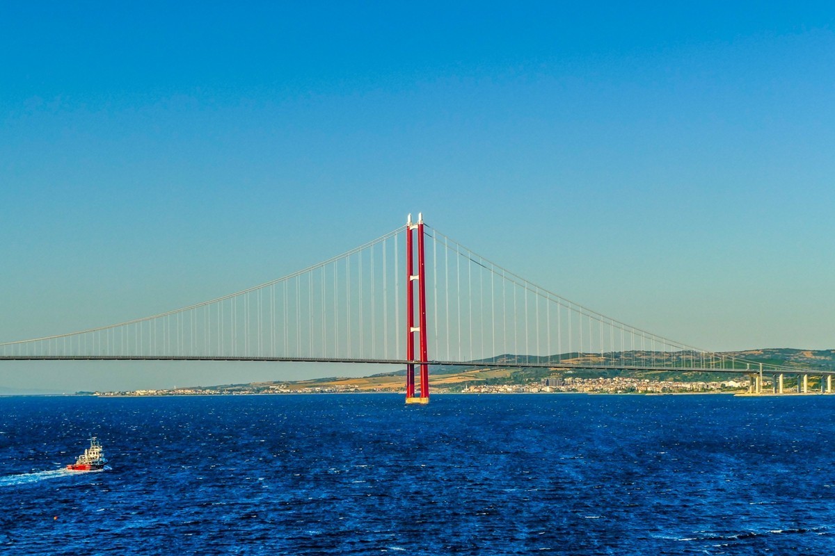 “船行“爱琴海”之--穿越“Dardanellen海峡”--祝师友节日快乐！！