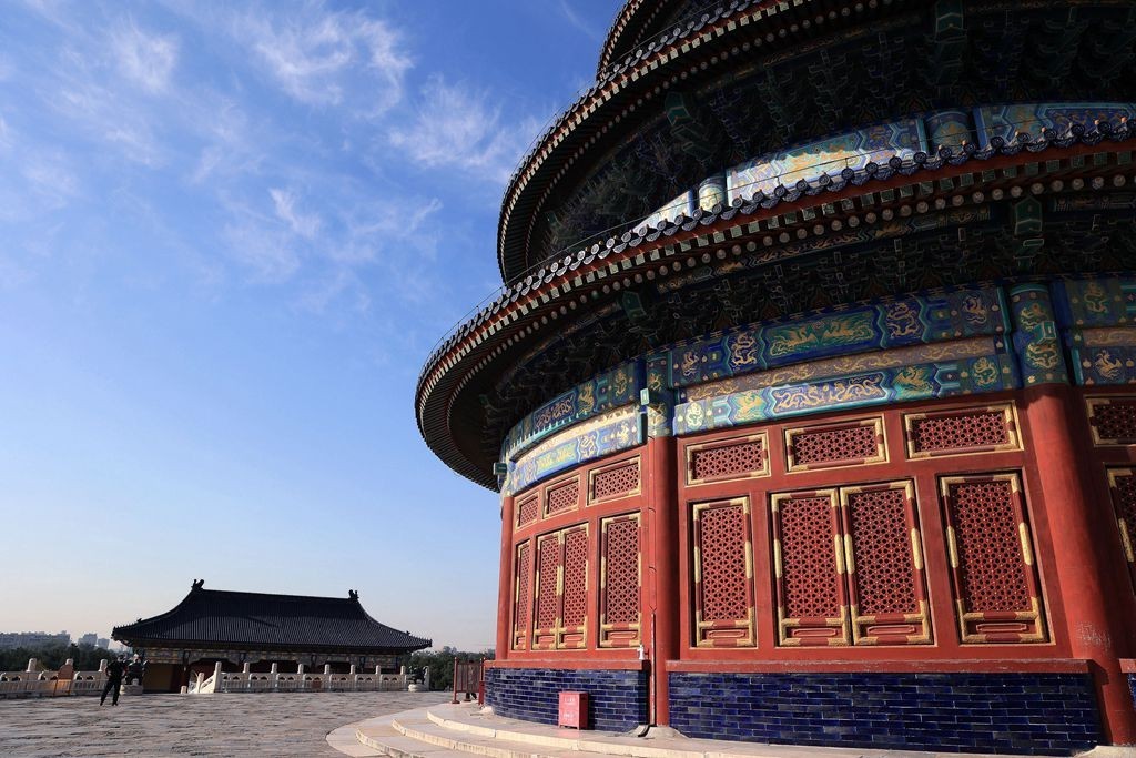 天高云淡逛天坛