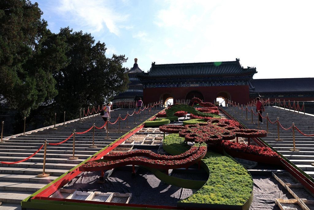 天高云淡逛天坛