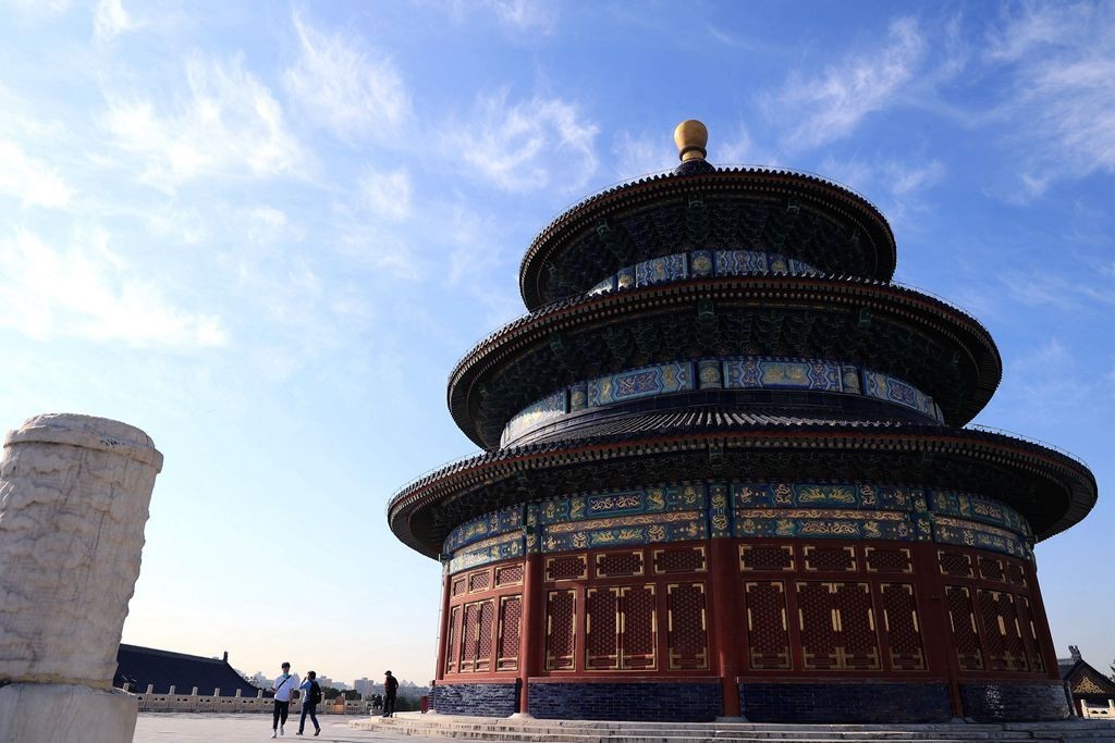 天高云淡逛天坛