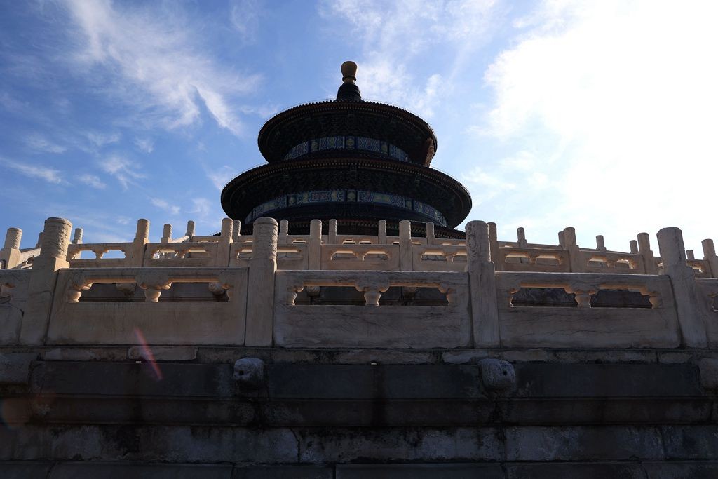 天高云淡逛天坛