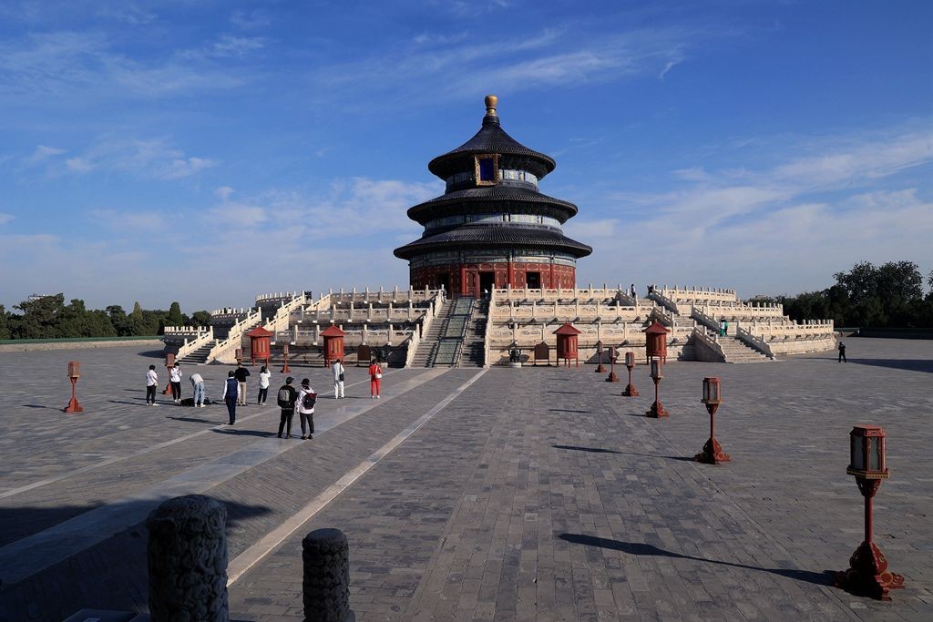 天高云淡逛天坛