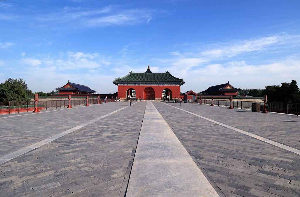 天高云淡逛天坛