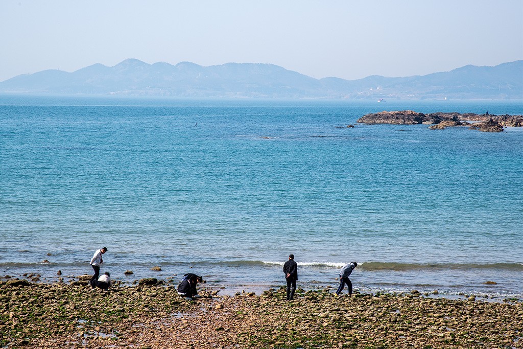 青岛太平角海边