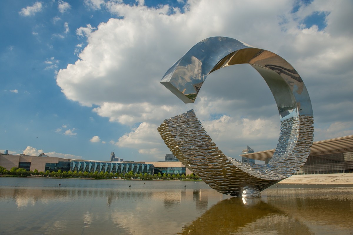 初秋的公园风光