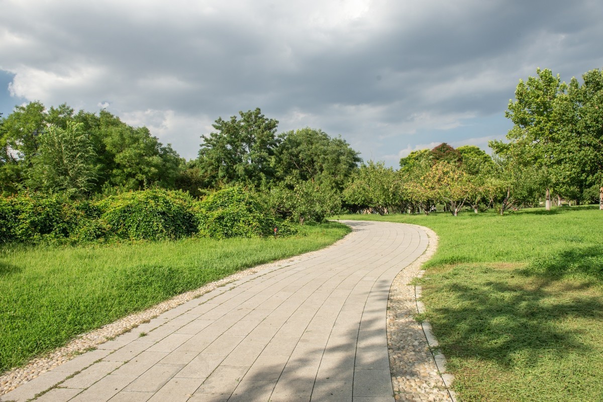 初秋的公园风光