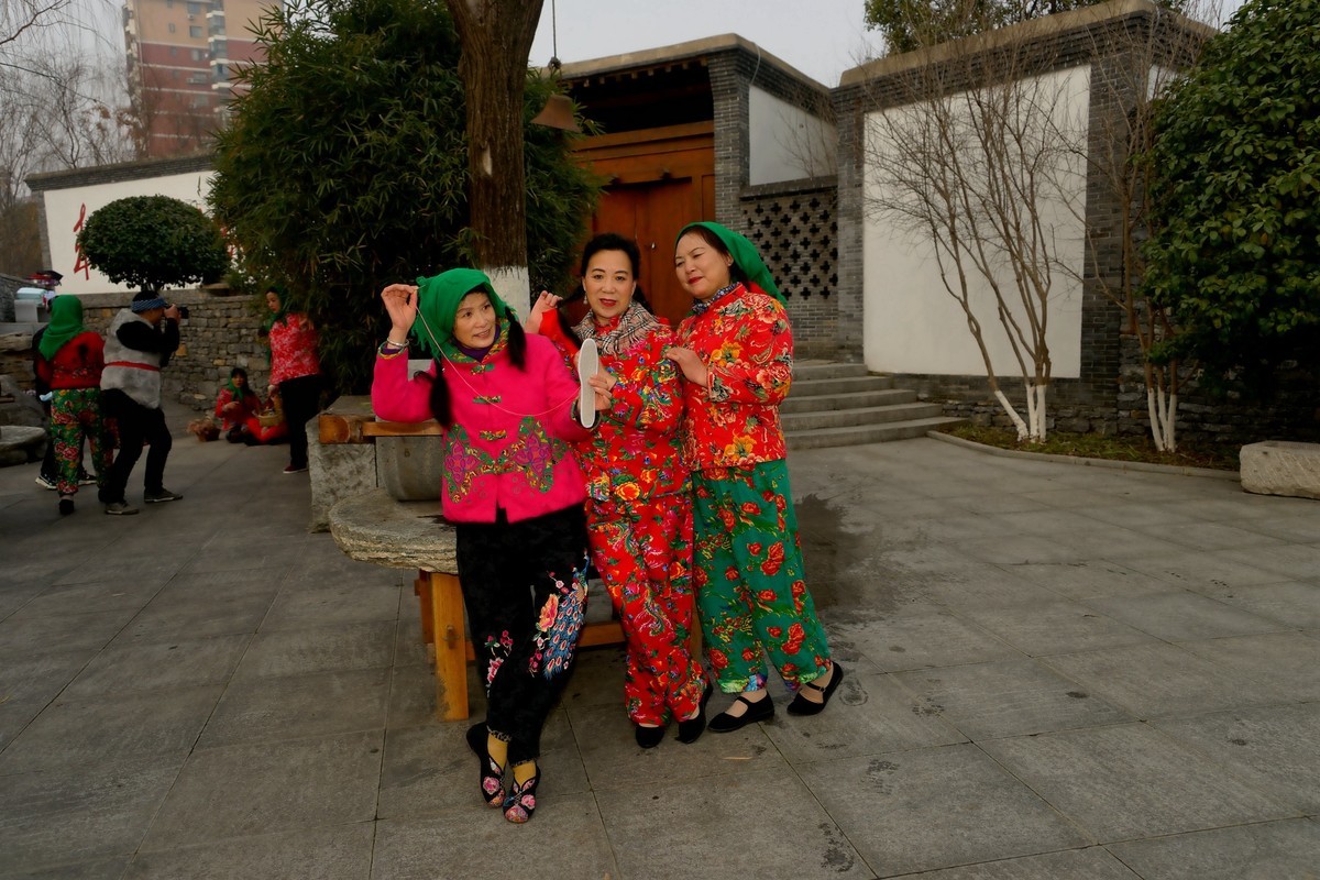 环境人像---园博园的西北风情！