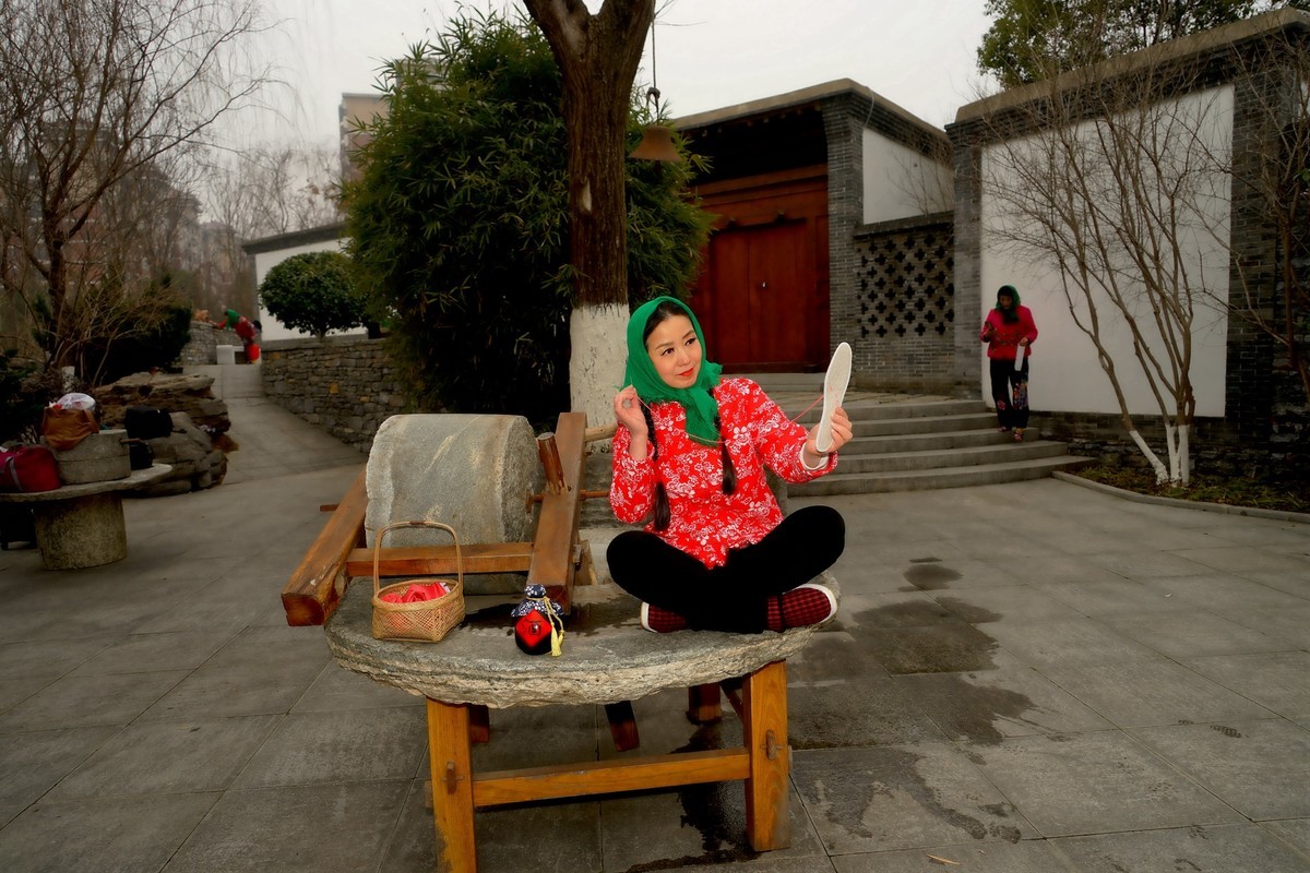 环境人像---园博园的西北风情！