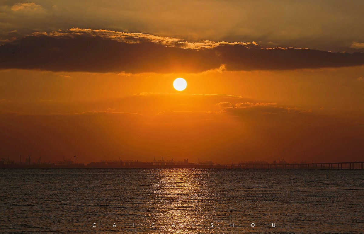 【菜々手摄影】崇明丁坝的夕阳