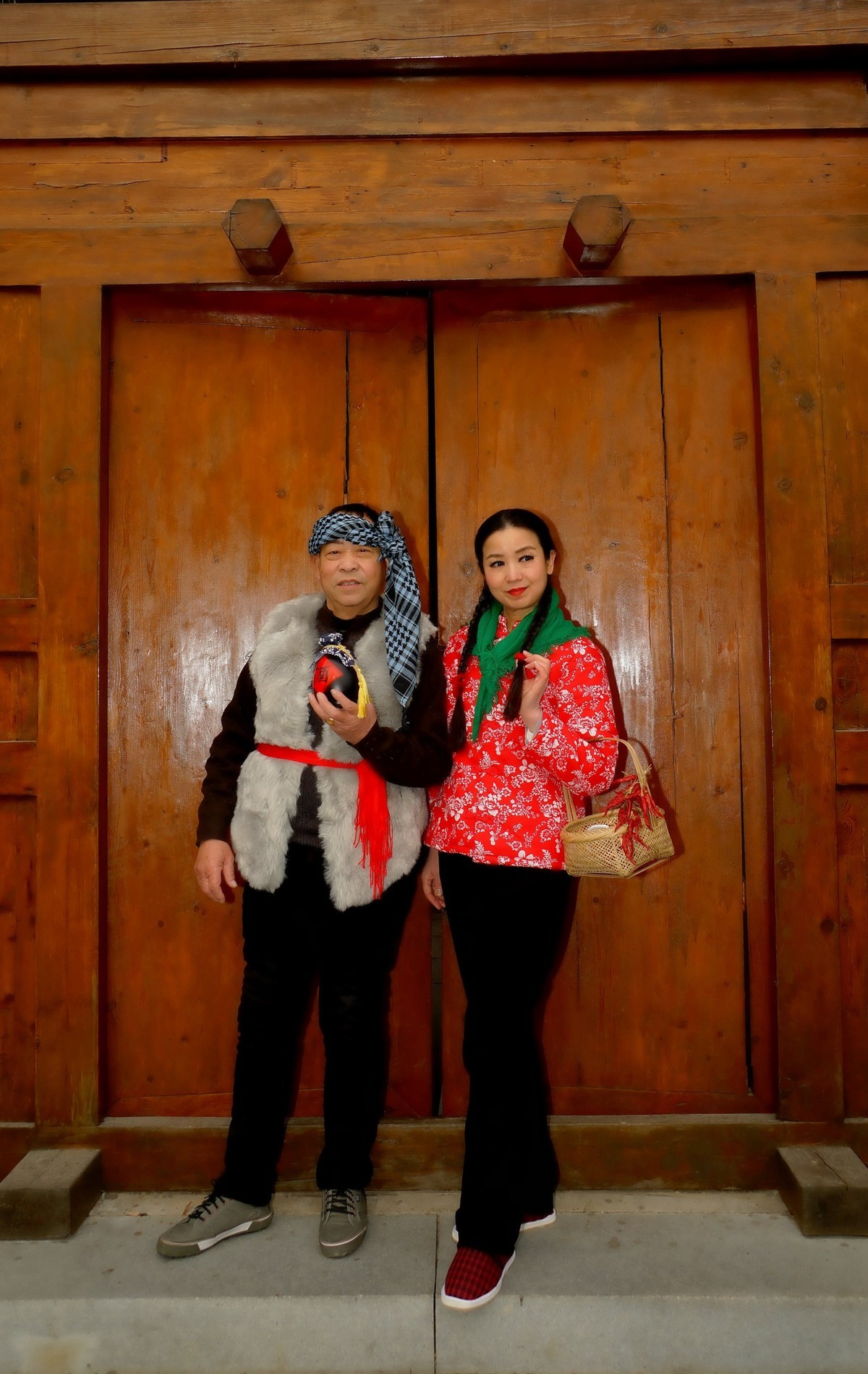 环境人像---园博园的西北风情！