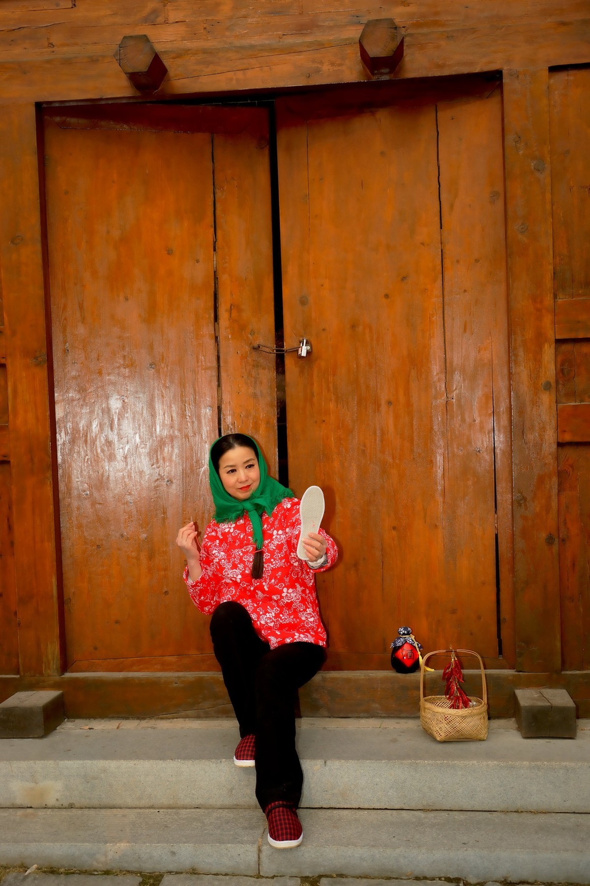 环境人像---园博园的西北风情！