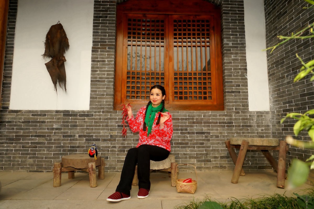 环境人像---园博园的西北风情！